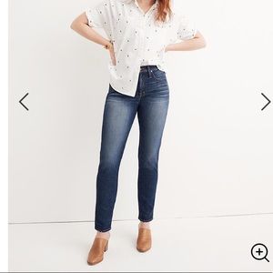 Madewell slim straight jeans